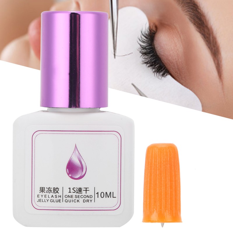 10ml Eyelash Extension Glue Transparent Fast Drying Long Lasting Lashes