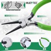 INJOYTEC 5 Inch Mini Round Nose Pliers: Carbon Steel, Ergonomic