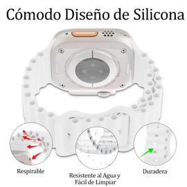 BYASKZIV Correa Compatibles con iWatch (49,45,44,42mm), Cinta Deportiva de Silicona Resistente para iWatch Ultra, SE y Series 8/7/6/5/4/3/2/1-4 Pack