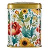 New English Teas Victorian Sunflower Tea Tin with 40 English