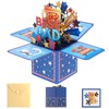 3D Best Dad Card Pop Up Card for Dad 3D