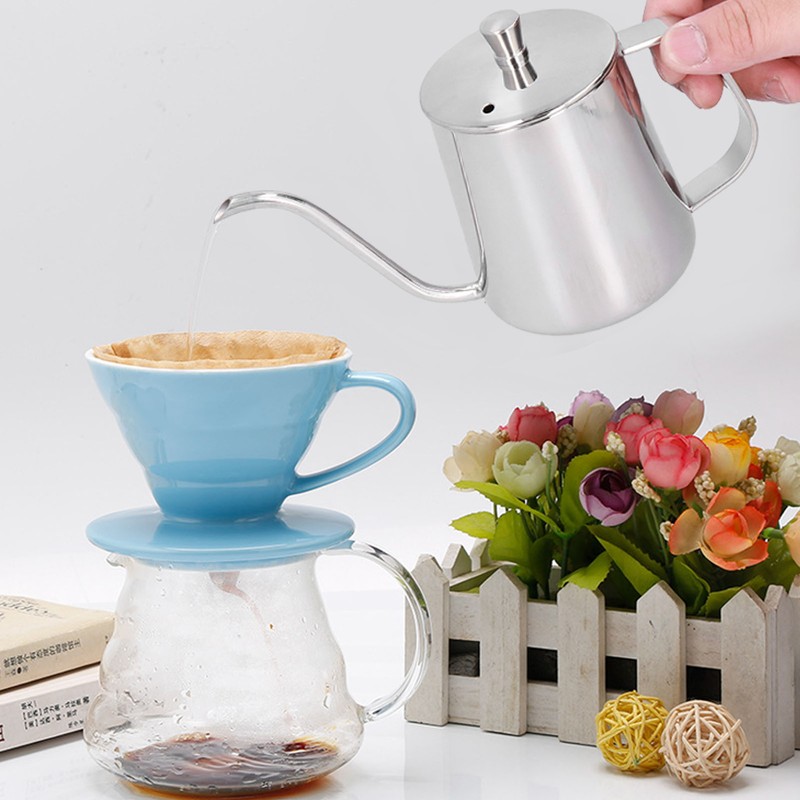 Hand Drip Coffee Pot Stainless Steel Coffee Pouring Kettle Pour
