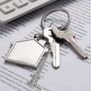 6 Pcs Mini Metal Vernier Caliper Portable Mini Key Chain