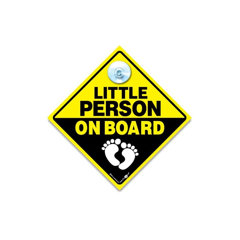 Baby on Board Autoschild mit Saugnapf, Keep Your Distance Warning,