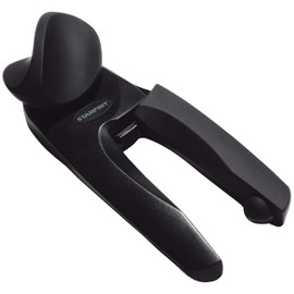 Starfrit Mightican Manual Can Opener - Safe, Comfortable & Effortless, Black