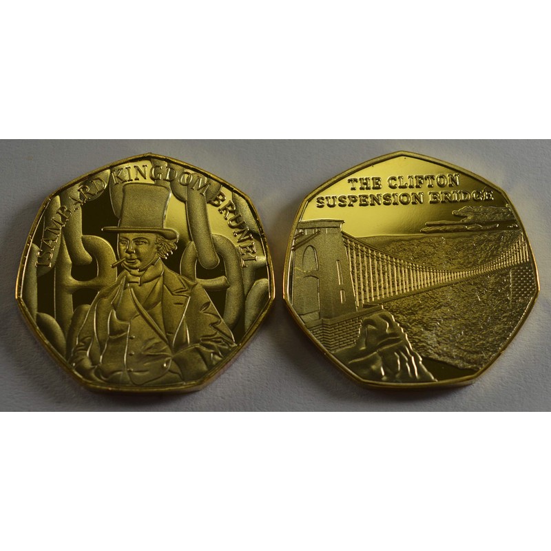 The Commemorative Coin Company ISAMBARD KINGDOM BRUNEL & CLIFTON SUSPENSION