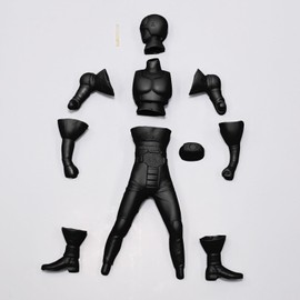 Kamen Rider Black Soft Vinyl Kit Reprint 1/8 Scale Soft Vinyl Unpainted Assembly Kit