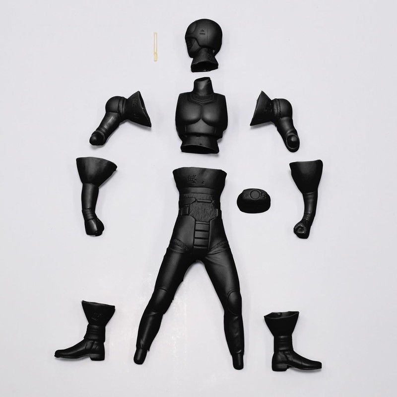 Kamen Rider Black Soft Vinyl Kit Reprint 1/8 Scale Soft