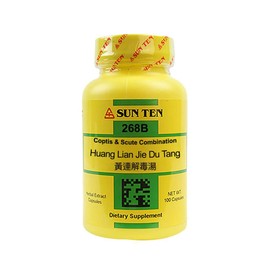 Sun Ten - Coptis & Scute Combination Capsules / Huang Lian Jie Du Tang / 黃連解毒湯