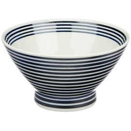 波佐見焼 和山窯 くらわんか 飯碗 藍駒