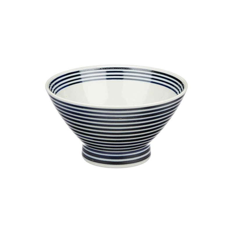波佐見焼 和山窯 くらわんか 飯碗 藍駒