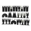 28PCs Oscillating Blade Saw Accessories Woodworking Parts High Carbon Steel