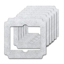 Wjelet Pack of 8 Cleaning Pads Wipes Replacement for Window Cleaning Robot Compatible with Ecovacs Winbot Mini, Microfibre Cleaning Cloth W-CC02-0012 for Window Cleaning Dust and Stains