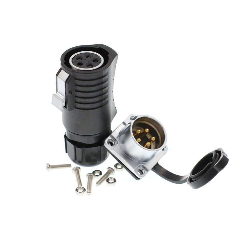 HangTon LP20 5 Pin Power Connector Female Cable Plug Male