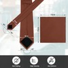 Junmaxroad Mens Tie Set Solid Color 3.15" (8CM) Rust Formal