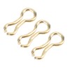 300PCS Carp Fishing Wire Eyes Sinker Steel Alloy Screw Leads