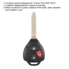 3 Buttons Uncut Smart Car Key Fob Fit for Toyota