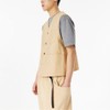 JAJU [JAJU/자주] 유니 버튼 베스트_베이지 [JAJU] Uni Button Vest_Beige
