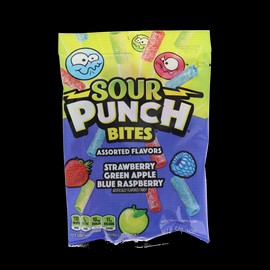 Skittles Sour Punch Gummies Strawberry Green Apple Blue Raspberry (Pack of 12) - 5 oz