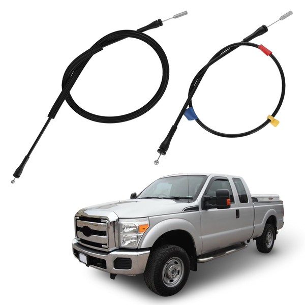 AFEISOL Extended Cab Door Latch Release Cable, Compatible with F250