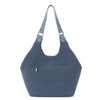 The Sak Roma Shopper In Crochet, Double Shoulder Straps, Maritime