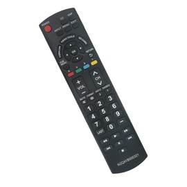 GHUST N2QAYB000321 Remote Control Replacement for Panasonic TV TC-54PS14 TC-58PS14 TC-65PS14 TC-L26X1 TC-L32C12 TC-L32C12K TC-L32C12N TC-L32G1 TC-L32LX1N TC-L32S1 TC-L32X1 TC-L37G1 TC-L37S1 TC-L37X1