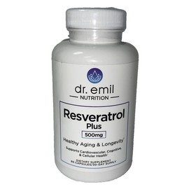 Lipo Flavonoid Dr. Emil Resveratrol Plus Dietary Supplement - 500 mg - 60 Capsules