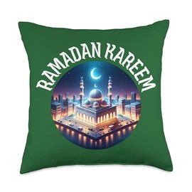 Ramadan Kareem Architecture Islamic Muslim Throw Pillow