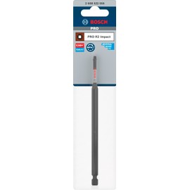 Bosch 1x PRO Robertson Impact Bit (220 x 50 mm, Professional Accessory Screwdriver, Screwdriver)