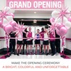 Ribbon Cutting Ceremony Kit Pink - 25 Inch Giant Scissors
