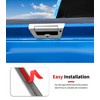 JWWY Tailgate Handle Rear Door Handle Cover Trim Fit for