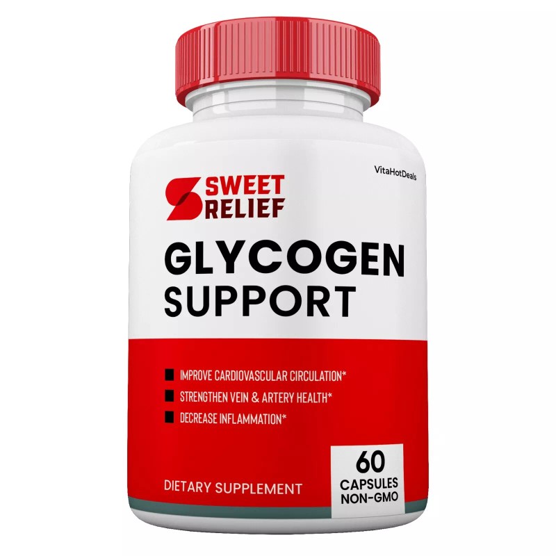 Sweet Relief Glycogen Control Capsules, Blood Vessel Supplement (5 Pack)