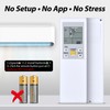 New Universal Replacement Remote Control Compatible for Daikin ARC452A8 ARC452A9