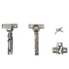 LIKERAINY 95 Degree Half Overlay Hinges 26mm with Damper Soft