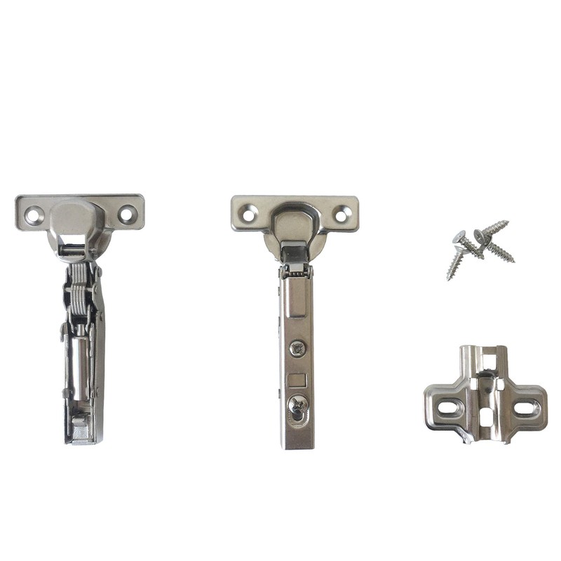 LIKERAINY 95 Degree Half Overlay Hinges 26mm with Damper Soft