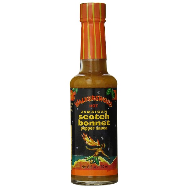 Walkerswood Jamaican Scotch Bonnet Pepper Sauce, Hot, 6 Ounce