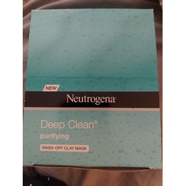 Neutrogena 12 X Neutrogena Deep Clean Purifying Wash-Off Clay Face Mask 0.3 oz Each