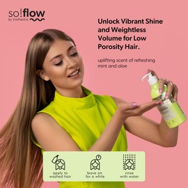 So!Flow Deep Recovery Conditioner with Strengthening Amino Acids and Nourishing Coconut Oil for Balanced, Revitalised Hair