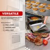 Oven Liners for Bottom of Oven Silver (2-pack) Bundled with