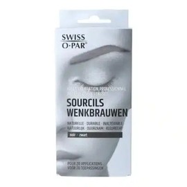 Swiss O-Par Professional Eyebrow Dye Set Black