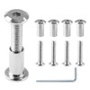 Jersvimc 10 Pair(20 Piece) M6x30mm Hex Drive Socket Cap Bolt