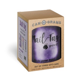 CAN-O-GRAMS Fillable Mail Tube Gifts Canister Set (Mail-Tag) Fill With Goodies and Ship - Gift Box Replacement Can For Presents, Money, Gift cards, Candy & Small Gifts - Unique Mailing Boxes