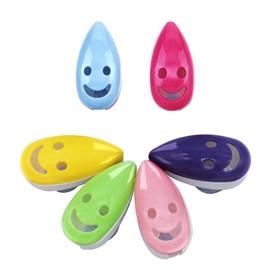 SYNCHAIN Toothbrush Holder Cover, 6pcs Toothbrush Head Cover Case Cap Suction Cup Portable Toothbrush Protector 6 Colors for Family, Kids, Travel