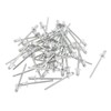 INFINAUTO Open End Large Flange Blind Rivets 4mm Grip Diameter