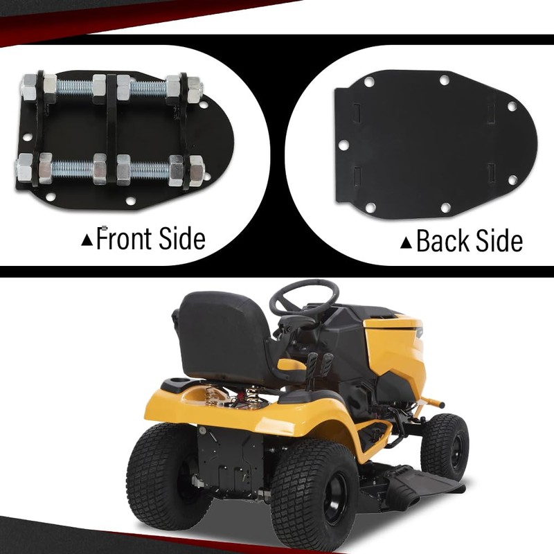 CROSSDESIGN Adjustable Pulling Hitch Compatible with Heavy Duty Garden Tractor