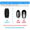 Tukellen for Nissan Key Fob Cover, Premium TPU Plated Case