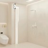 Foldable multipurpose waterproof shower curtain (150-180cm) (color)
