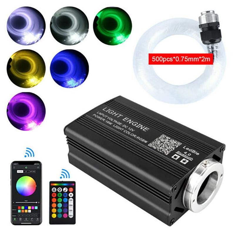 APLOS 500Pcs Fiber Optic Car Star Lights Headliner LED Roof