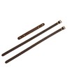 TOURBON Blanket Strap Leather Portable Strap Carry Blanket Mat Carrying