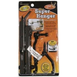HME 360 Rotating Durable Superior Mini Super Tree Stand Bow Hanger w/Accessory Hook & Dual-Prong Accessory Hook